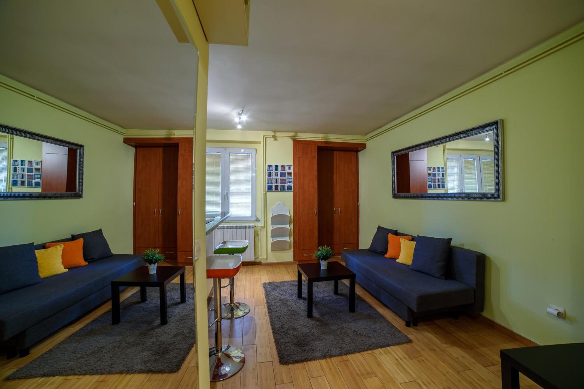 Panorama Central Apartments Belgrad Oda fotoğraf