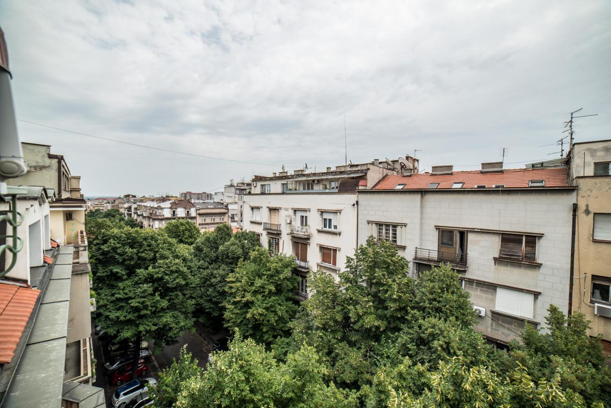 Panorama Central Apartments Belgrad Oda fotoğraf