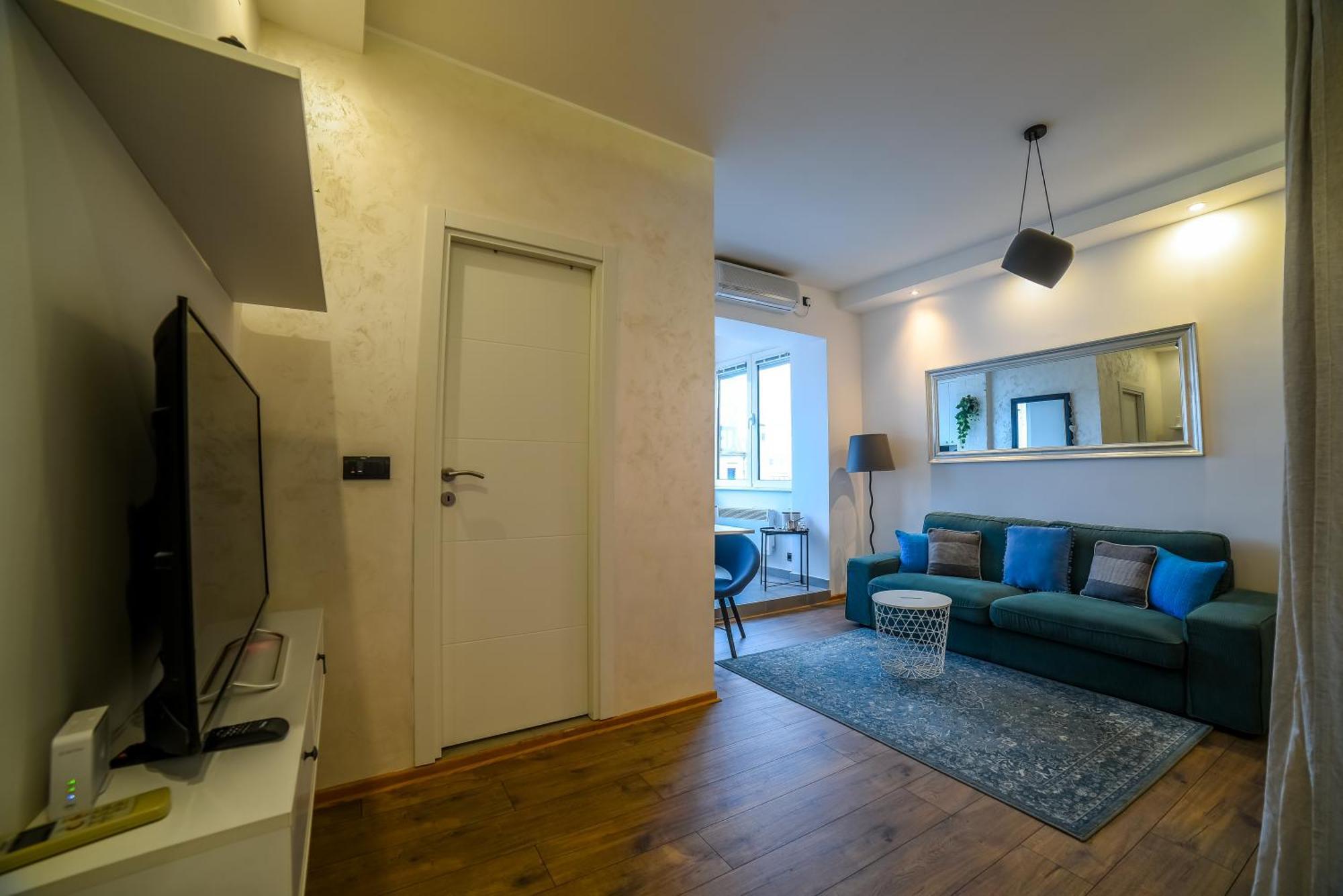 Panorama Central Apartments Belgrad Oda fotoğraf