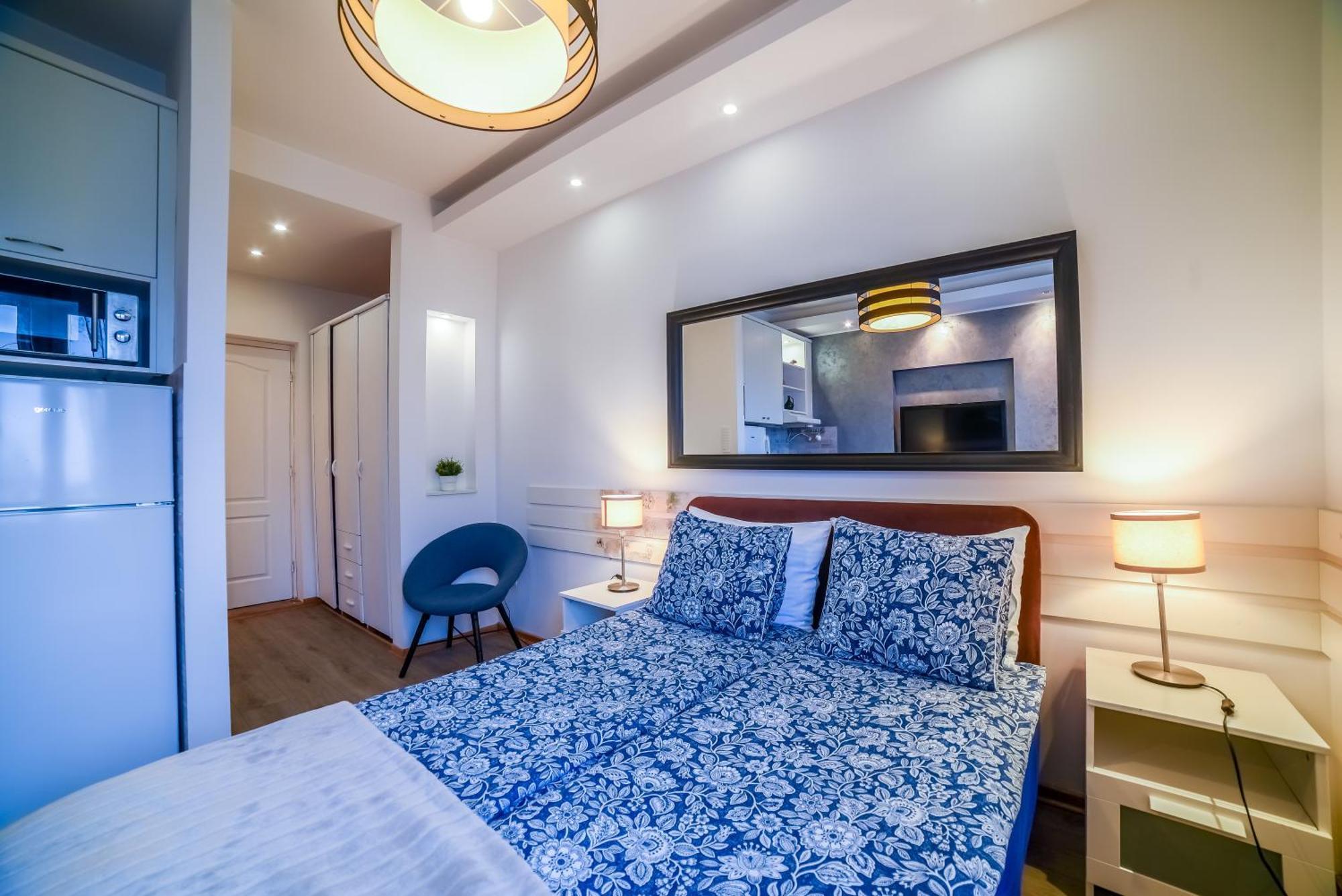 Panorama Central Apartments Belgrad Oda fotoğraf