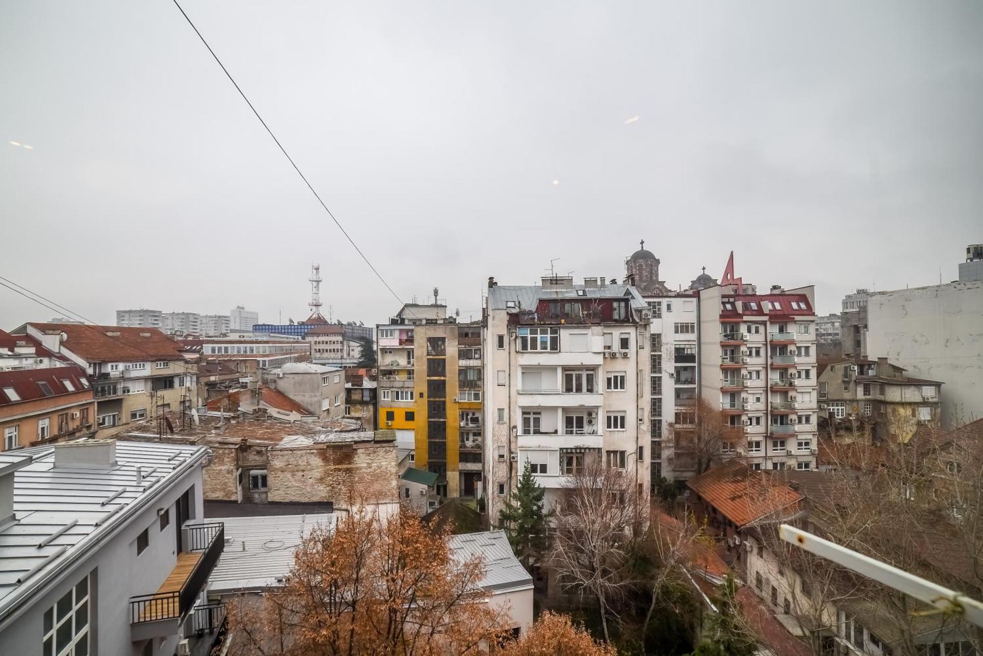 Panorama Central Apartments Belgrad Oda fotoğraf